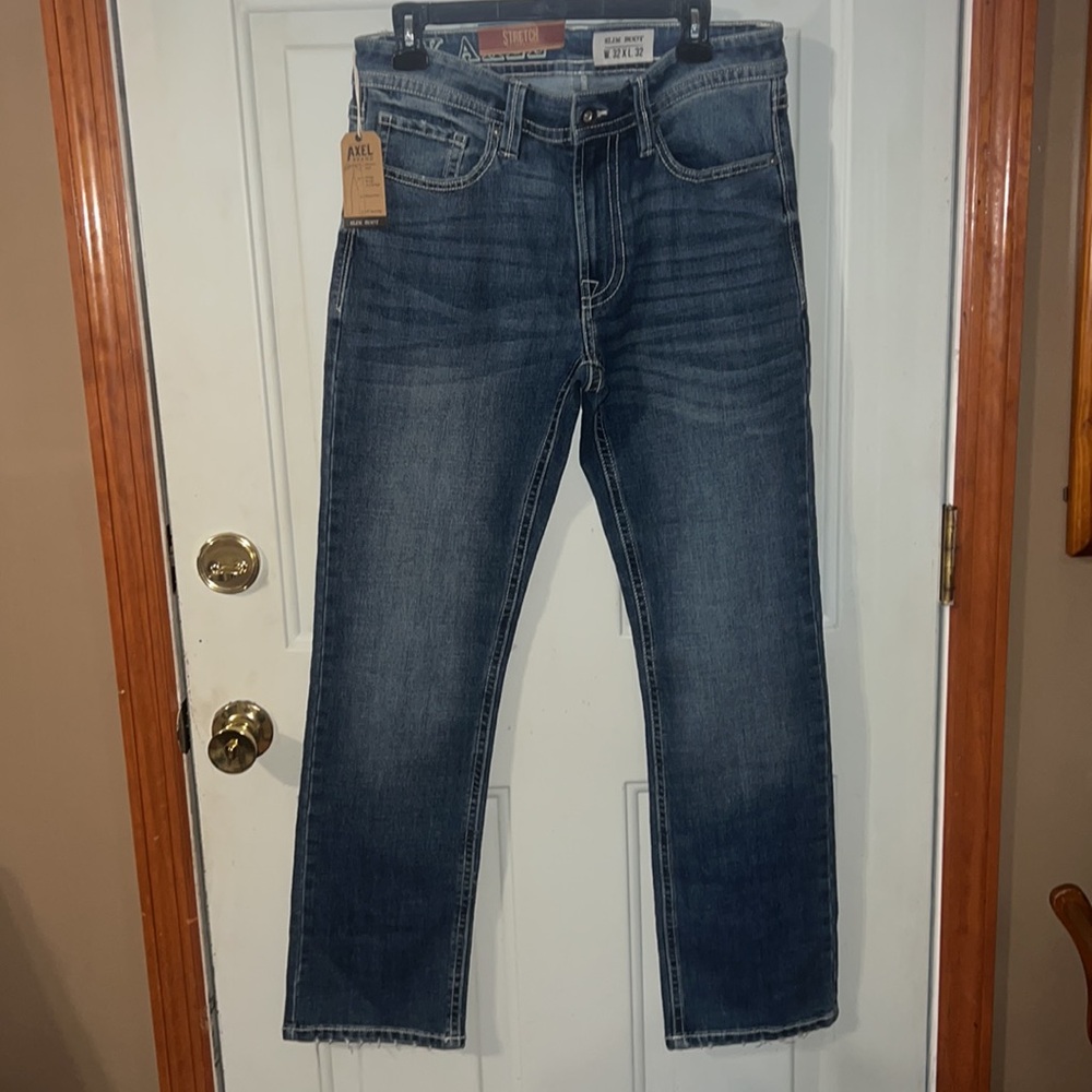 NWT Axel slim boot stretch jeans 32 x 32 - Picture 2 of 5